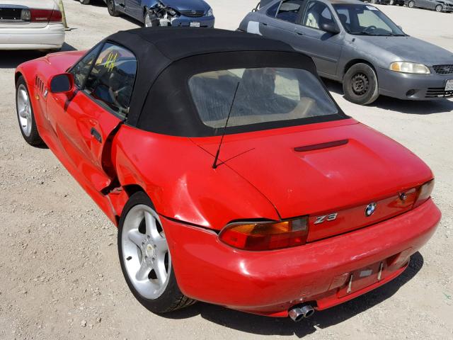 4USCJ3323VLC08580 - 1997 BMW Z3 2.8 RED photo 3