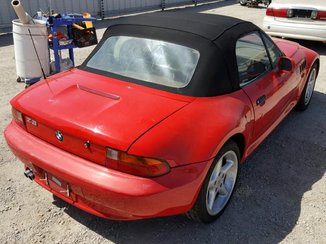 4USCJ3323VLC08580 - 1997 BMW Z3 2.8 RED photo 4