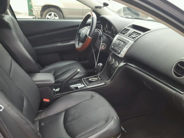 1YVHZ8CH2A5M43287 - 2010 MAZDA 6 I GRAY photo 5