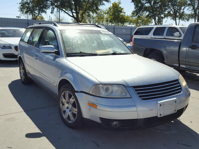 WVWYH63BX3E132864 - 2003 VOLKSWAGEN PASSAT GLX BLUE photo 1