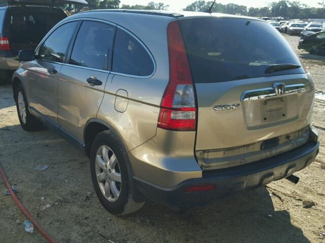 JHLRE38547C048087 - 2007 HONDA CR-V EX ოქროსფერი ფოტო 3