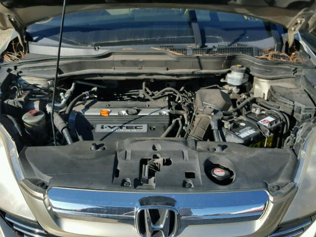 JHLRE38547C048087 - 2007 HONDA CR-V EX ოქროსფერი ფოტო 7