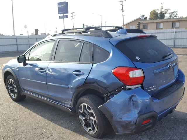 JF2GPADC0HH239096 - 2017 SUBARU CROSSTREK BLUE photo 3