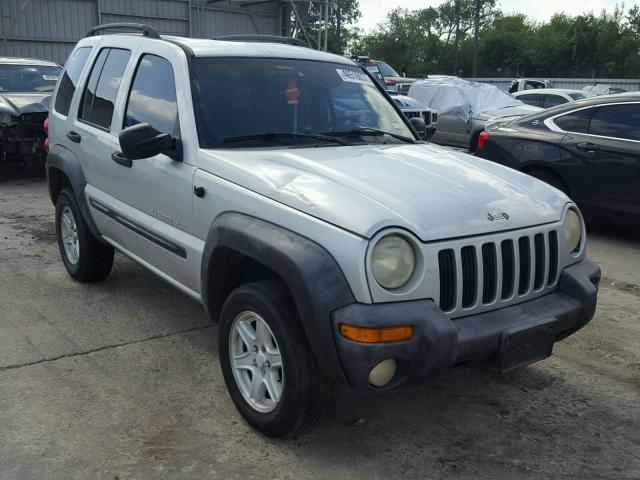 1J4GK48K82W171532 - 2002 JEEP LIBERTY SP SILVER photo 1