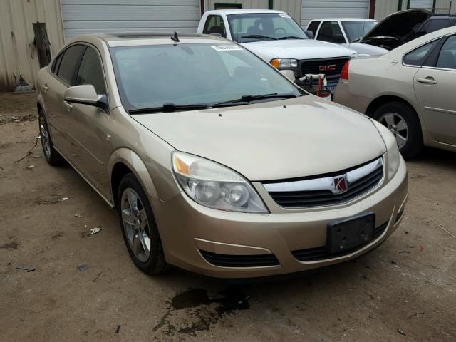 1G8ZS57N28F196767 - 2008 SATURN AURA BROWN photo 1