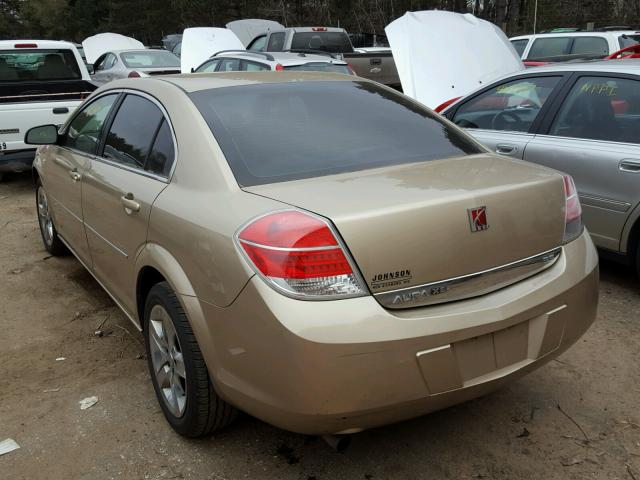 1G8ZS57N28F196767 - 2008 SATURN AURA BROWN photo 3