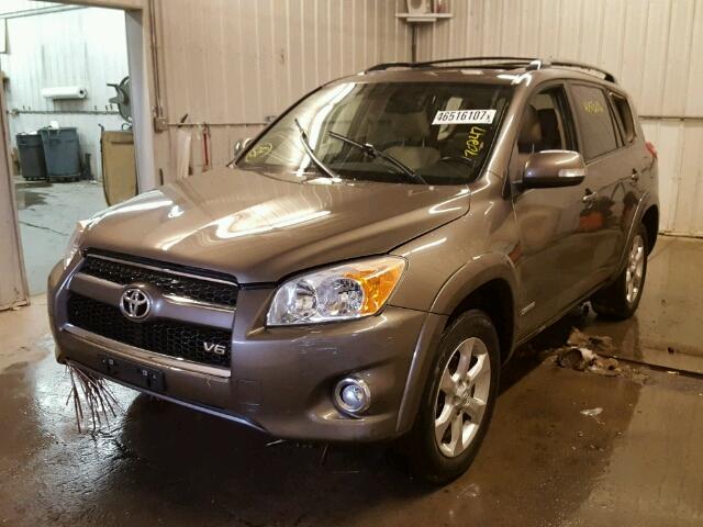 JTMDK4DV0AD014371 - 2010 TOYOTA RAV4 LIMIT BROWN photo 2