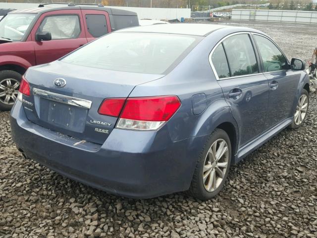 4S3BMBC69D3038940 - 2013 SUBARU LEGACY 2.5 BLUE photo 4