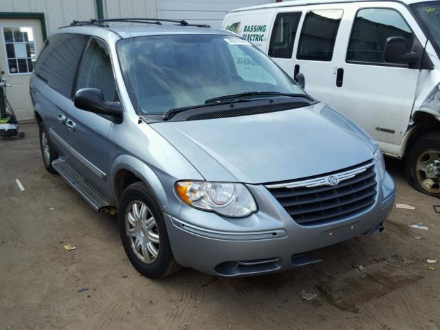 2C4GP54LX5R488592 - 2005 CHRYSLER TOWN & COU BLUE photo 1