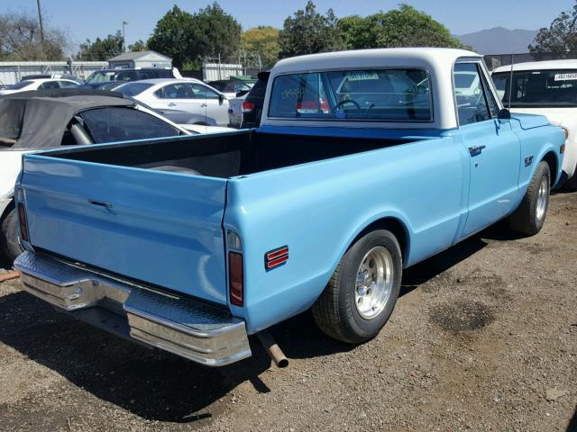 CE249Z887780 - 1969 CHEVROLET C-10 BLUE photo 4