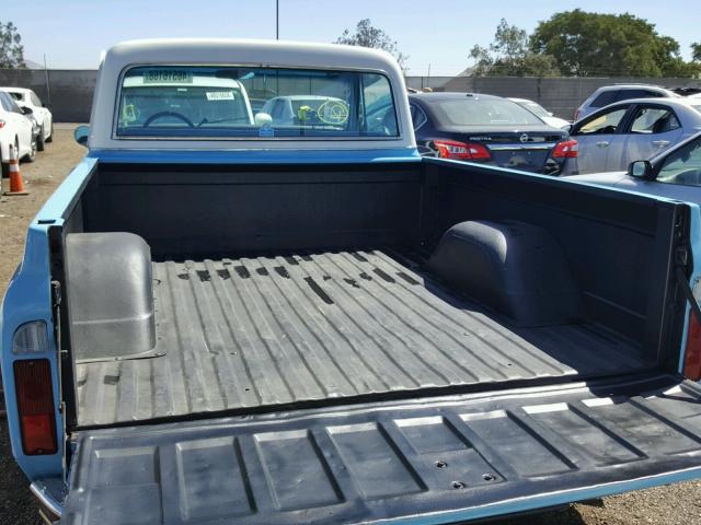 CE249Z887780 - 1969 CHEVROLET C-10 BLUE photo 6