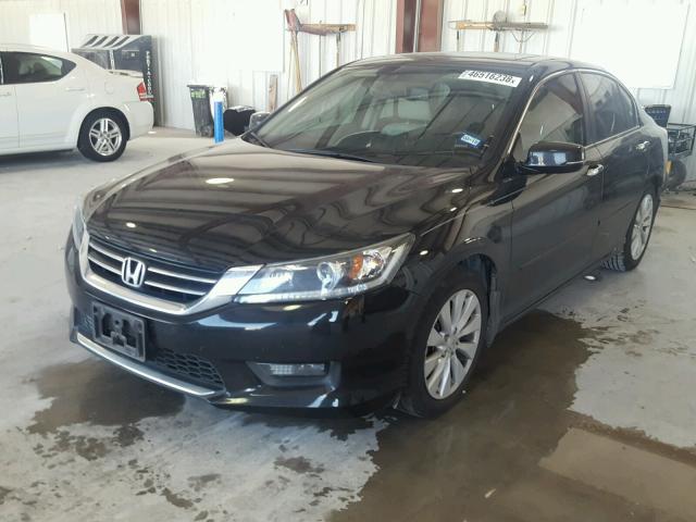 1HGCR2F87EA193665 - 2014 HONDA ACCORD EXL BLACK photo 2