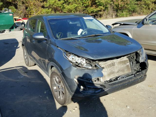 KNDPB3AC3E7562573 - 2014 KIA SPORTAGE B BLUE photo 1