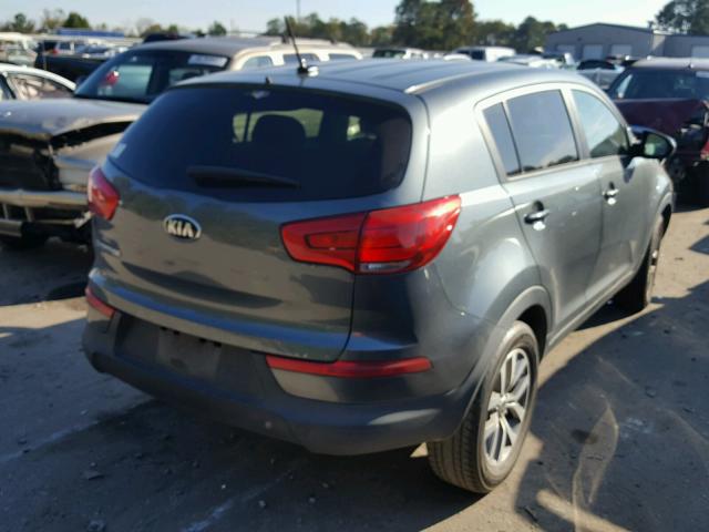 KNDPB3AC3E7562573 - 2014 KIA SPORTAGE B BLUE photo 4