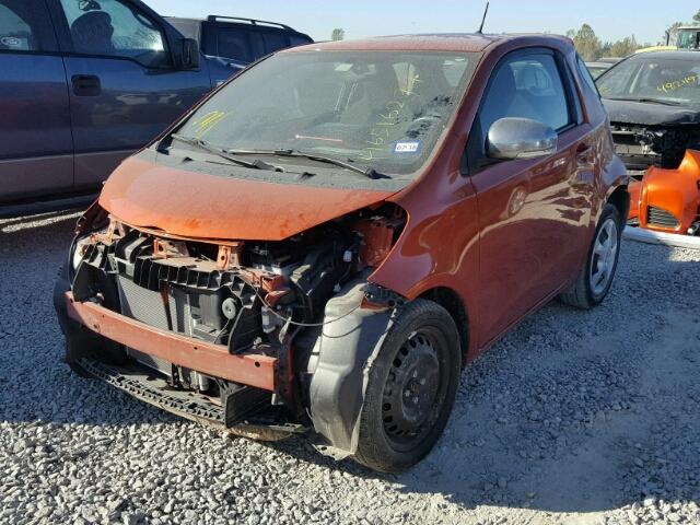 JTNJJXB04EJ029330 - 2014 TOYOTA SCION IQ ORANGE photo 2