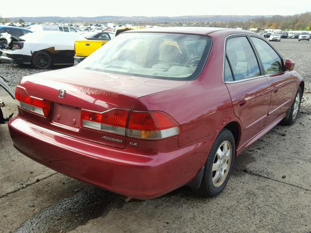 1HGCG66852A120366 - 2002 HONDA ACCORD EX RED photo 4