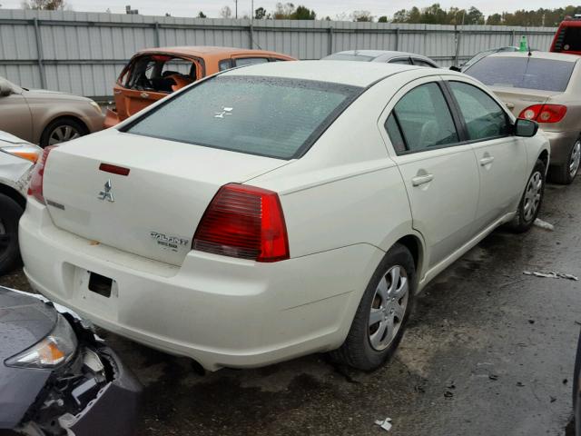 4A3AB36F18E019809 - 2008 MITSUBISHI GALANT ES WHITE photo 4