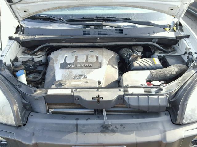 KM8JN72D96U286832 - 2006 HYUNDAI TUCSON GLS SILVER photo 7