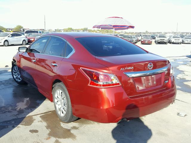 1N4AL3AP3DC126016 - 2013 NISSAN ALTIMA 2.5 RED photo 3