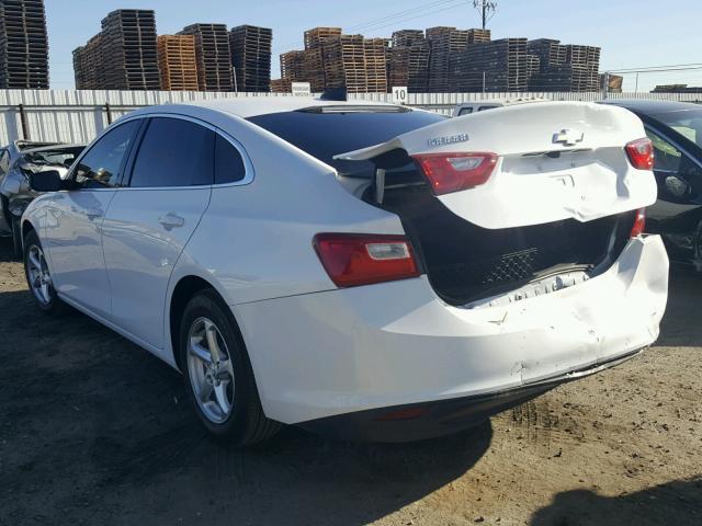 1G1ZB5ST6JF154225 - 2018 CHEVROLET MALIBU LS თეთრი ფოტო 3