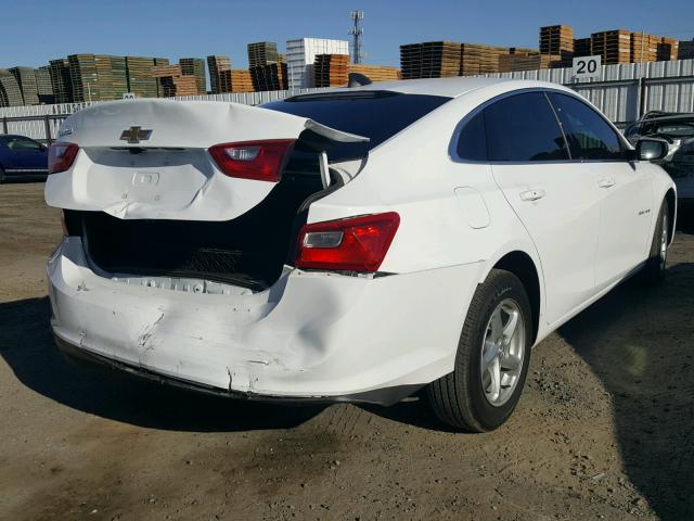 1G1ZB5ST6JF154225 - 2018 CHEVROLET MALIBU LS თეთრი ფოტო 4