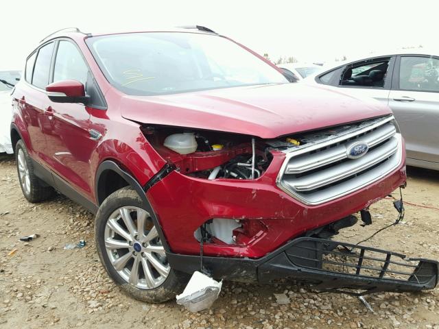 1FMCU0JD6HUC95396 - 2017 FORD ESCAPE RED photo 1