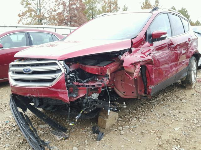 1FMCU0JD6HUC95396 - 2017 FORD ESCAPE RED photo 9