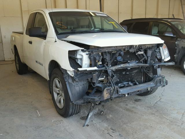 1N6BA0CH1BN320972 - 2011 NISSAN TITAN S WHITE photo 1