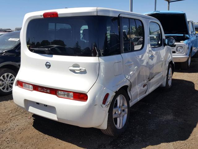 JN8AZ2KR3CT255640 - 2012 NISSAN CUBE BASE WHITE photo 4