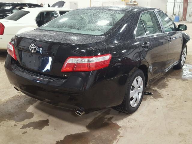 4T1BK46K67U006581 - 2007 TOYOTA CAMRY NEW BLACK photo 4