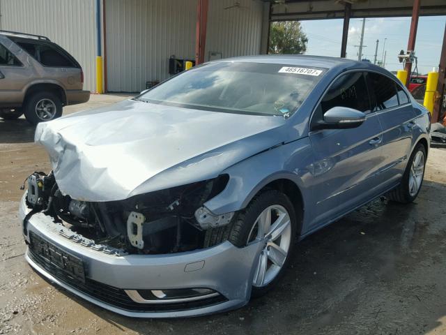 WVWBN7AN5DE508261 - 2013 VOLKSWAGEN CC SPORT BLUE photo 2