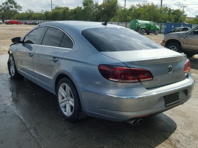 WVWBN7AN5DE508261 - 2013 VOLKSWAGEN CC SPORT BLUE photo 3