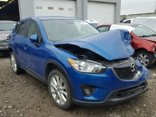 JM3KE4DY2E0376182 - 2014 MAZDA CX-5 GT BLUE photo 1