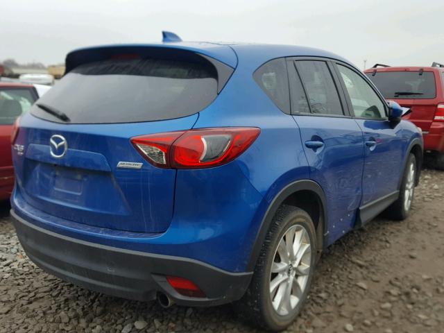 JM3KE4DY2E0376182 - 2014 MAZDA CX-5 GT BLUE photo 4