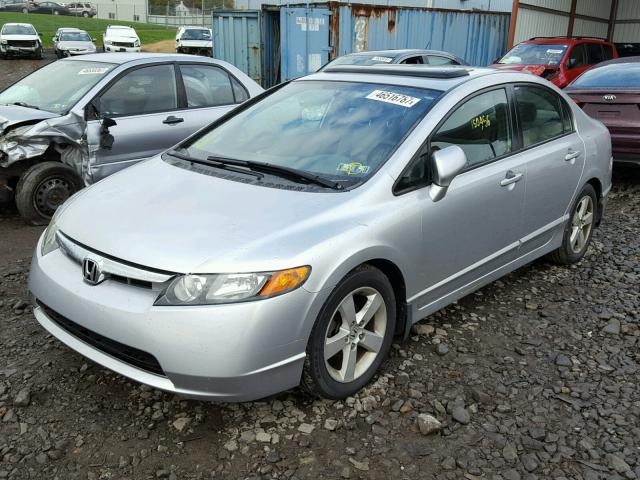 2HGFA16856H507735 - 2006 HONDA CIVIC EX Gümüş foto 2