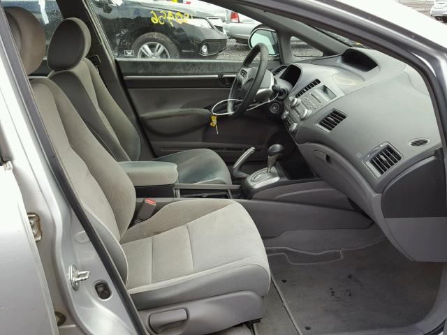 2HGFA16856H507735 - 2006 HONDA CIVIC EX SILVER photo 5