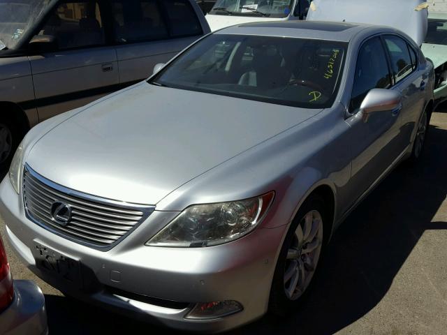 JTHBL46F085069691 - 2008 LEXUS LS 460 SILVER photo 2