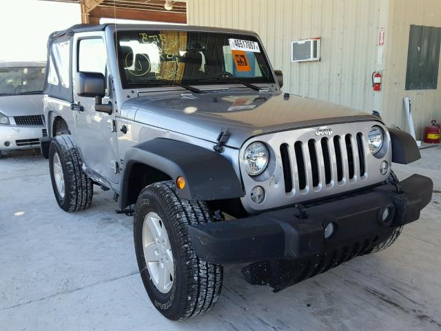 1C4AJWAG9HL539694 - 2017 JEEP WRANGLER S SILVER photo 1