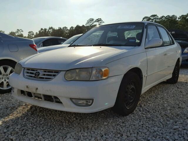 1NXBR12E82Z579596 - 2002 TOYOTA COROLLA CE WHITE photo 2