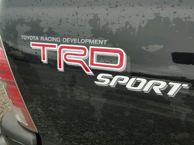 5TFLU4EN1BX007773 - 2011 TOYOTA TACOMA DOU BLACK photo 9