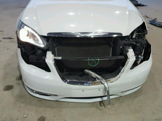 1C3CCBAB4DN704408 - 2013 CHRYSLER 200 LX WHITE photo 9