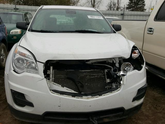 2GNFLCEK0D6248881 - 2013 CHEVROLET EQUINOX LS WHITE photo 9