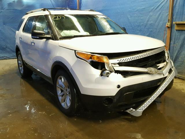 1FM5K8D8XEGA87687 - 2014 FORD EXPLORER X WHITE photo 1