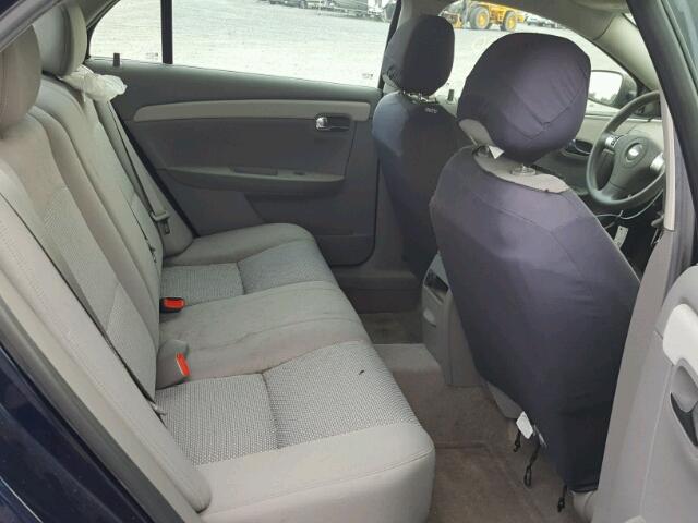 1G1ZG57B494228881 - 2009 CHEVROLET MALIBU LS BLUE photo 6