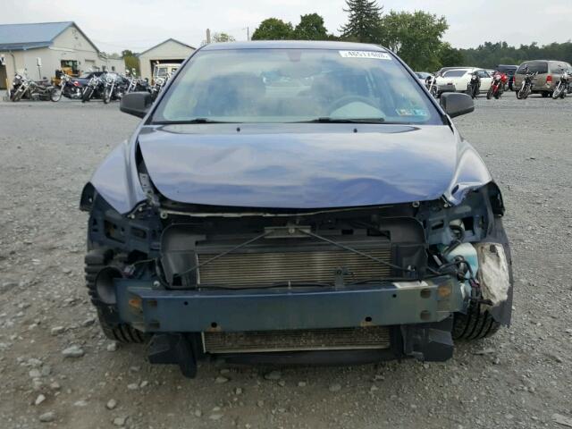 1G1ZG57B494228881 - 2009 CHEVROLET MALIBU LS BLUE photo 9