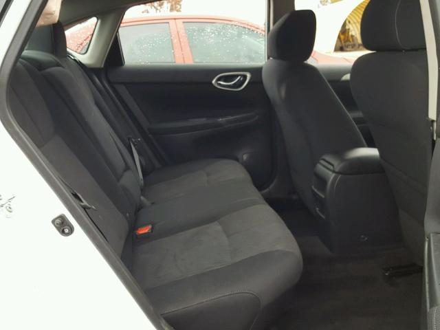 3N1AB7AP1FY269838 - 2015 NISSAN SENTRA S WHITE photo 6