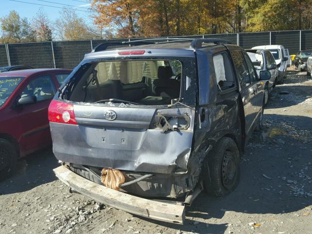 5TDZA23C56S447919 - 2006 TOYOTA SIENNA CE GRAY photo 4