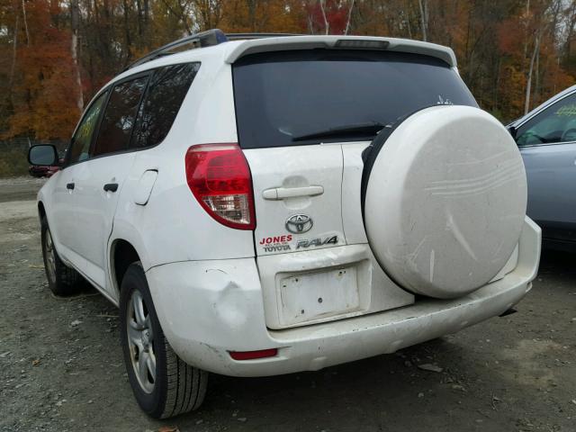 JTMZD33V886075848 - 2008 TOYOTA RAV4 WHITE photo 3