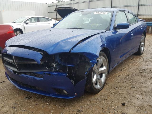 2C3CDXCT6CH276400 - 2012 DODGE CHARGER R/ BLUE photo 2