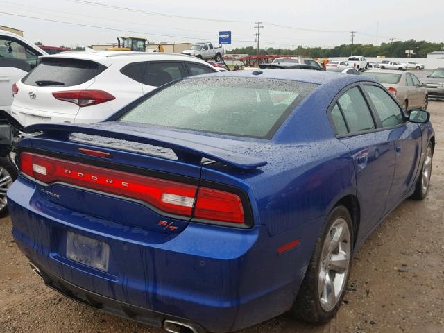2C3CDXCT6CH276400 - 2012 DODGE CHARGER R/ BLUE photo 4